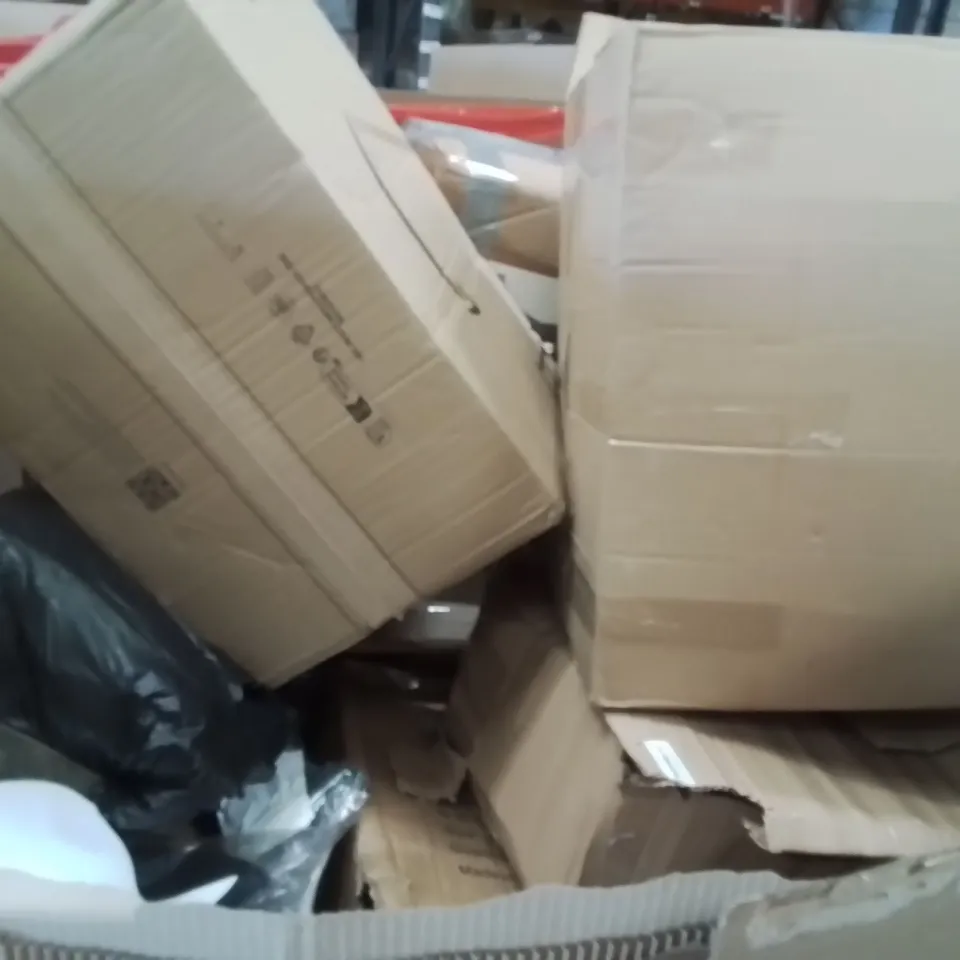 PALLET OF ASSORTED HOUSEHOLD GOODS AND PRODUCTS TO INCLUDE;AQUARIUM LED LIGHT,DISPLAY STAND