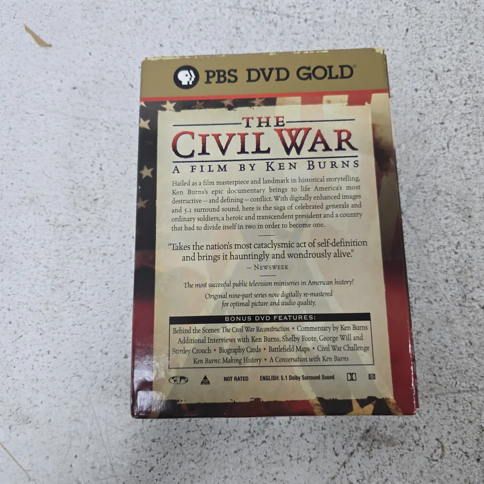 THE CIVIL WAR – A FILM DOCUMENTARY (PBS DVD GOLD)