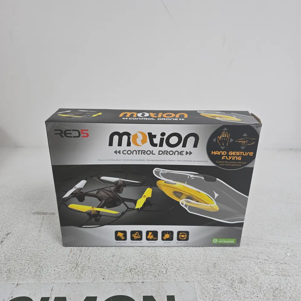 BOXED RED5 MOTION HAND GESTURE FLYING DRONE 