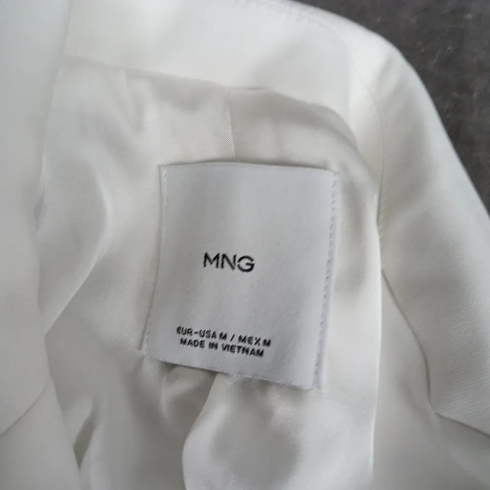 MNG WHITE BLAZER, WOMEN'S – UK 14 (EU 44 / US 14)