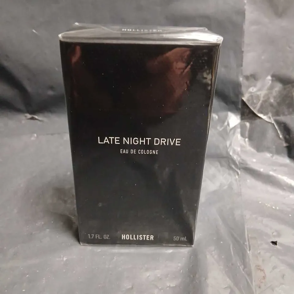 BOXED AND SEALED ATE NIGHT DRIVE HOLLISTER EAU DE COLOGNE 50ML