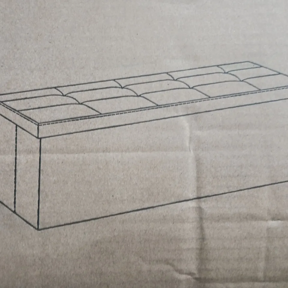 BOXED SONGMICS LSF277B51 STORAGE OTTOMAN SITZBANK