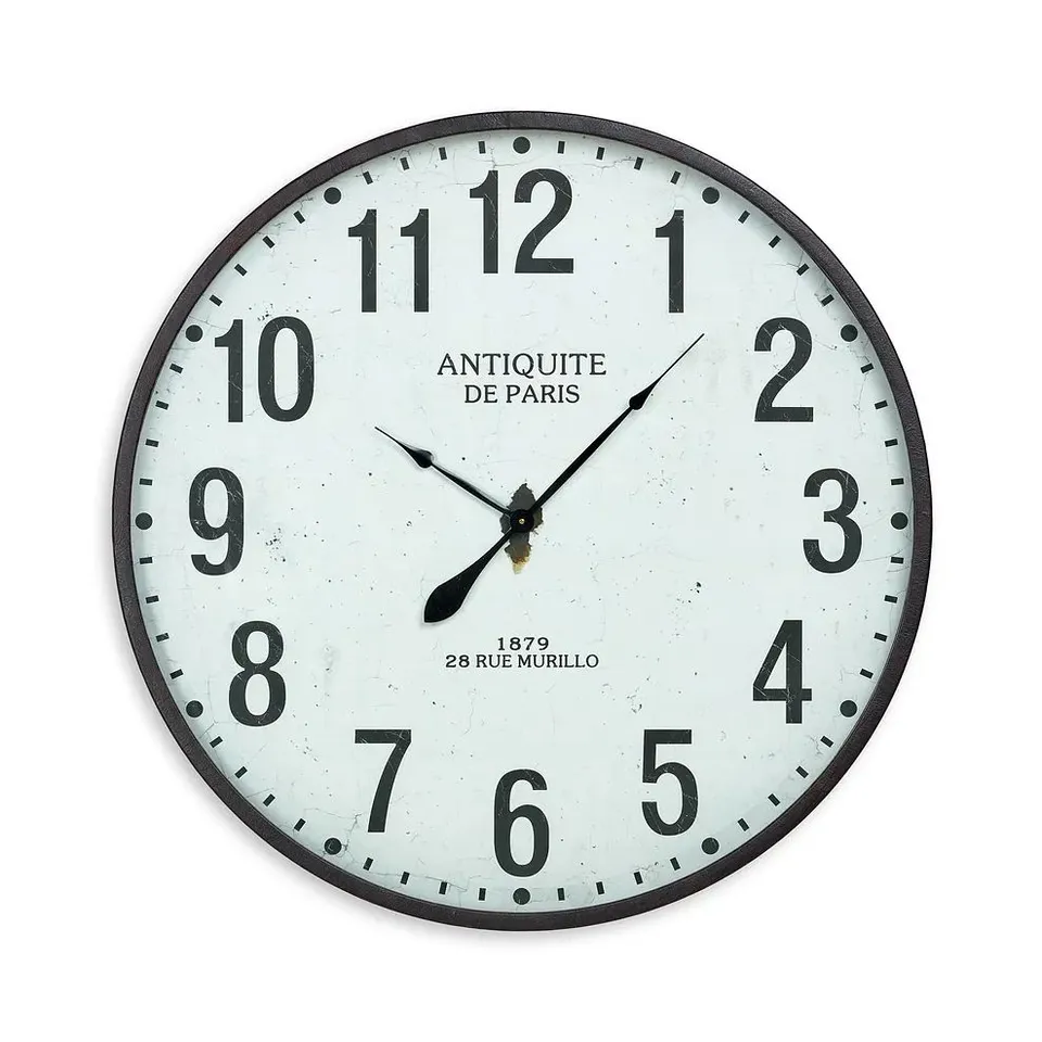 BOXED OAK FURNITURE LAND THOMAS WALL CLOCK RRP £74.99