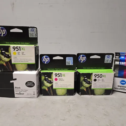 APPROXIMATELY 20 ASSORTED PRINTER INKS & CARTGRIDGES TO INCLUDE - HP 951XL , HP 950XL , EPSON INK CARTRIDGE ETC