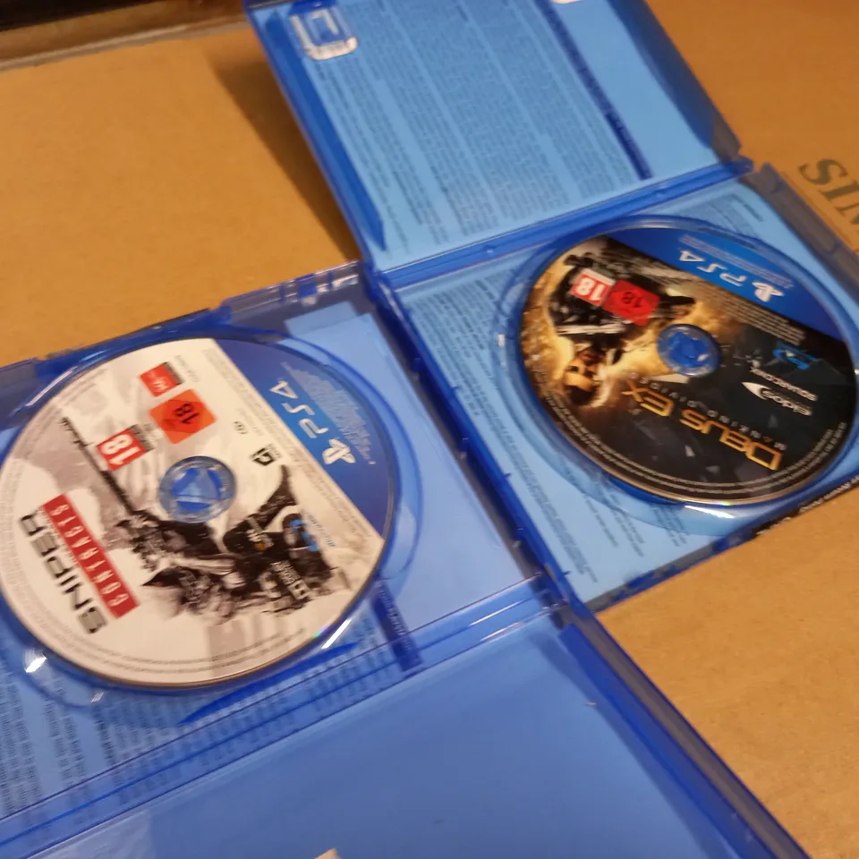 UNBOXED PLAYSTATION 4 CONSOLE WITH CONTROLLER AND 2 GAMES