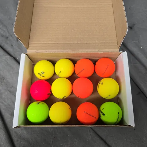 WILSON MULTICOLOURED GOLF BALL SET 