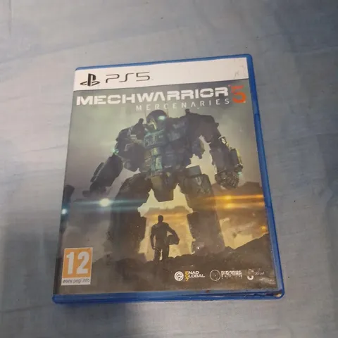 MECHWARRIOR 5: MERCENARIES – PS5 DISC IN CASE