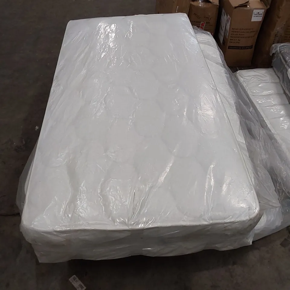 QUALITY BAGGED NATURAL OPEN COIL 3FT SINGLE MATTRESS