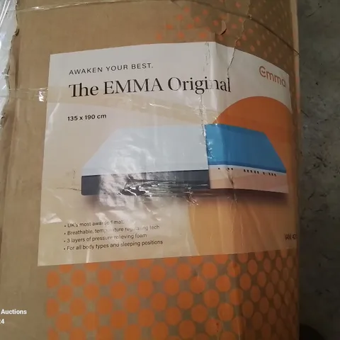 BOXED EMMA 4` 6" DOUBLE MEMORY FOAM MATTRESS