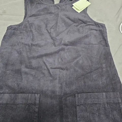 NOBODY'S CHILD CORDUROY PINAFORE DRESS – BLACK SIZE 8