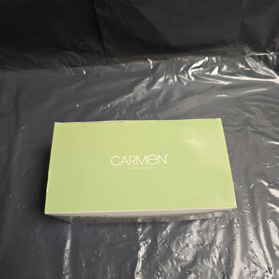 CARMEN 2 IN 1 VANITY CASE WITH LED MIRROR – GREEN BOX