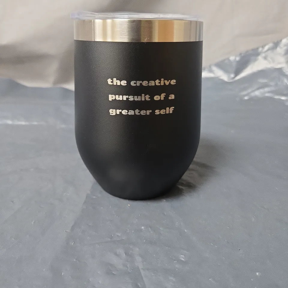 SPACEGOODS METAL INSULATED QUOTE MUG – KEEP IT HOT, KEEP IT COLD! 
