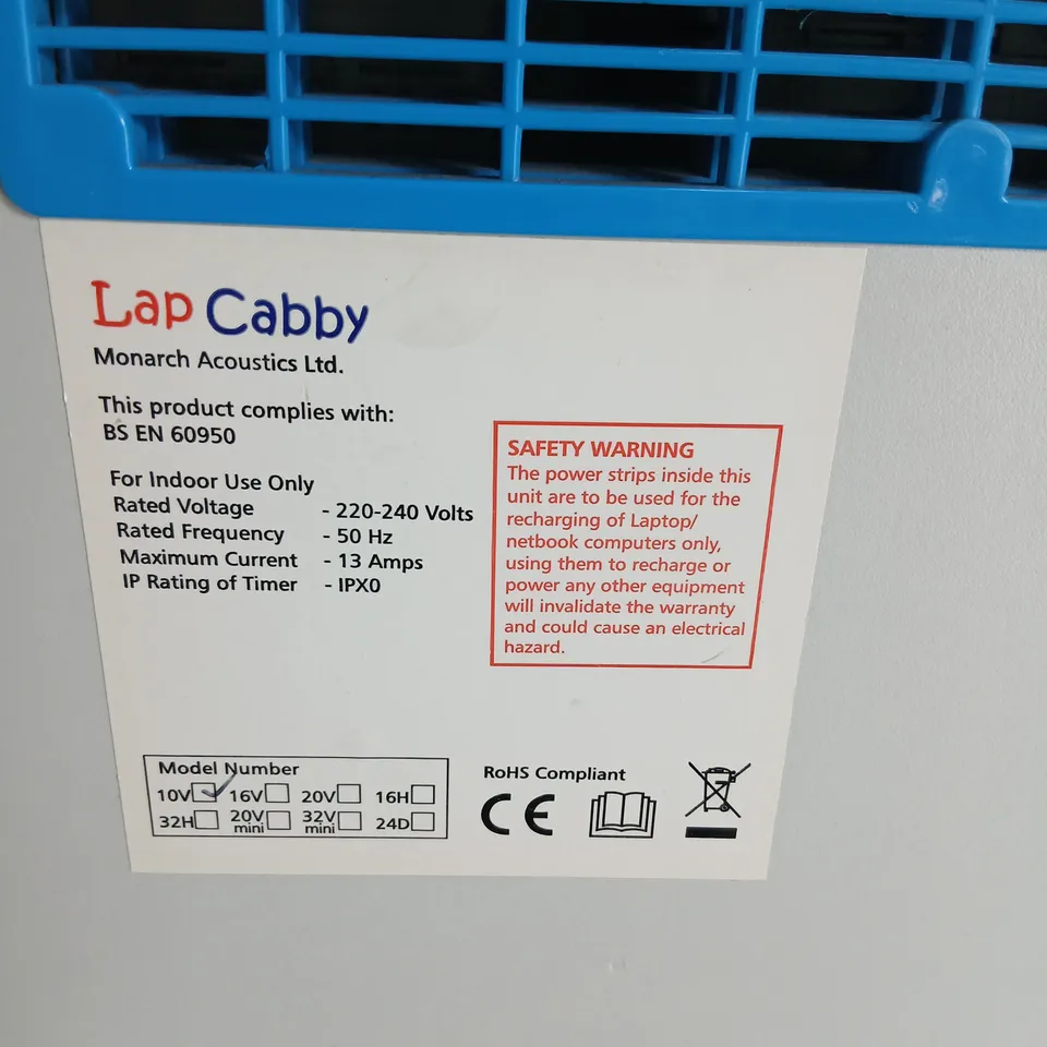 LAPCABBY LAPTOP CHARGING CABINET – 6 BAY