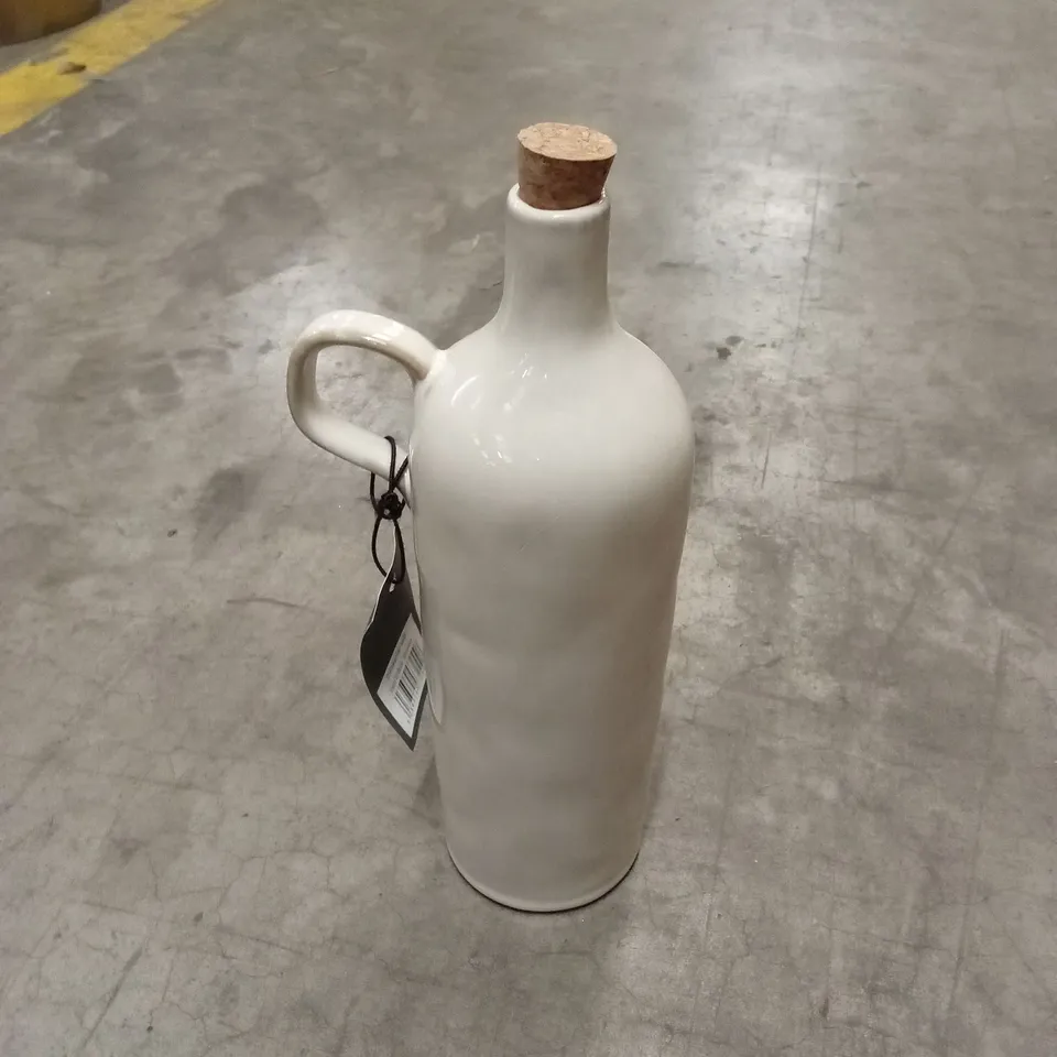 BOXED ITHACA OIL BOTTLE - STONEWARE