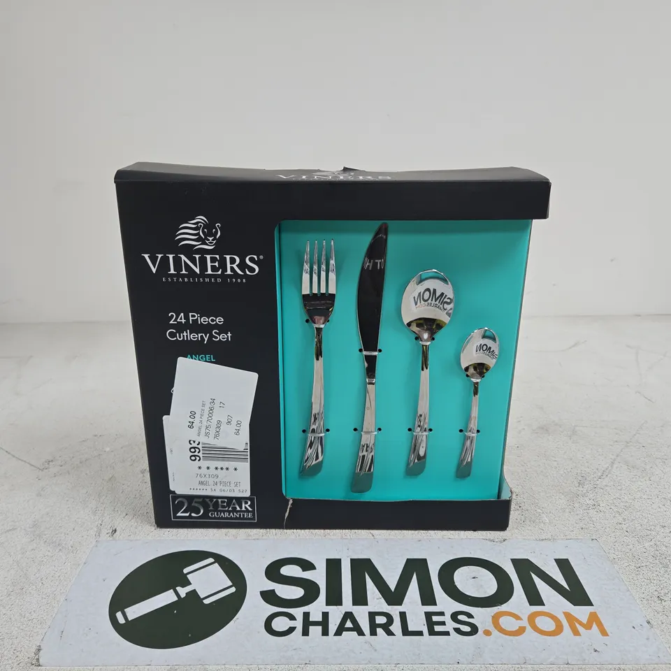 VINERS 24 PIECE CUTLERY SET ANGEL