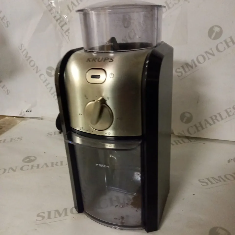 KRUPS EXPERT BURR GRINDER FOR COFFEE BEANS