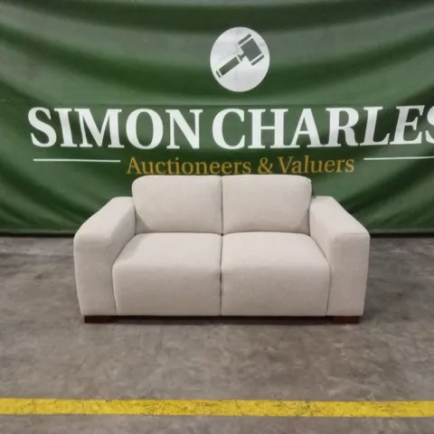 CORTES 2 SEATER FABRIC SOFA - NATURAL