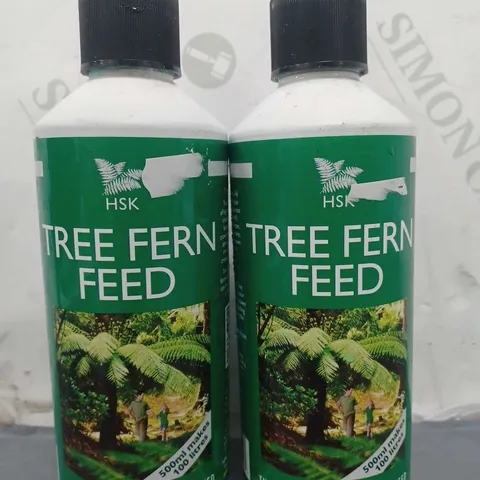 SET OF 2 HSK TREE FERN FEED BOTTLES (500ML) - COLLECTION ONLY