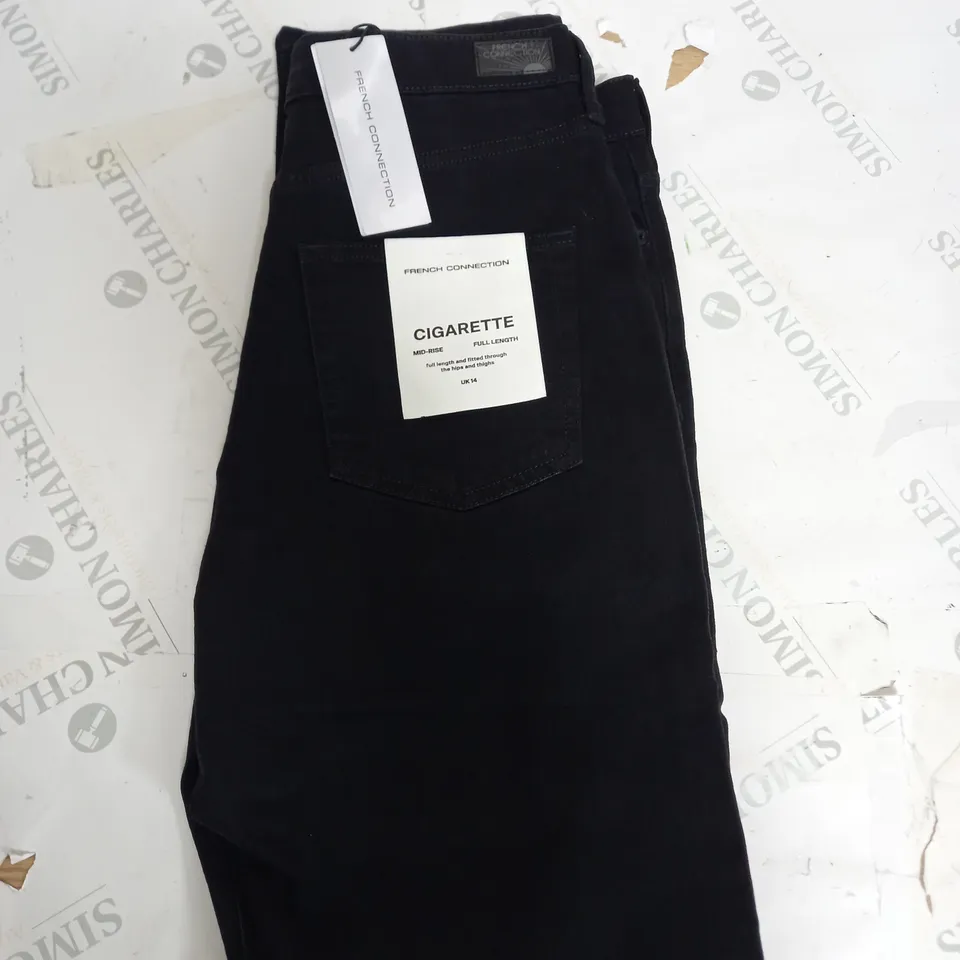 FRENCH CONNECTION CIGARETTE MID RISE DENIM JEANS SIZE 14