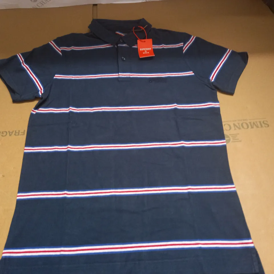 SUPERDRY ACADEMY POLO SHIRT - UK 40"