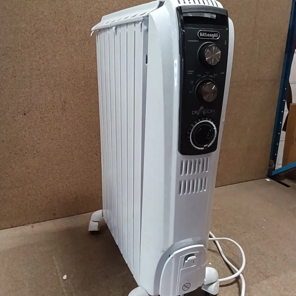 BOXED DE'LONGHI DRAGON 4 OIL FILLED RADIATOR, TRD40820T - WHITE