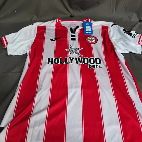 BRENTFORD HOME JERSEY SIZE L 