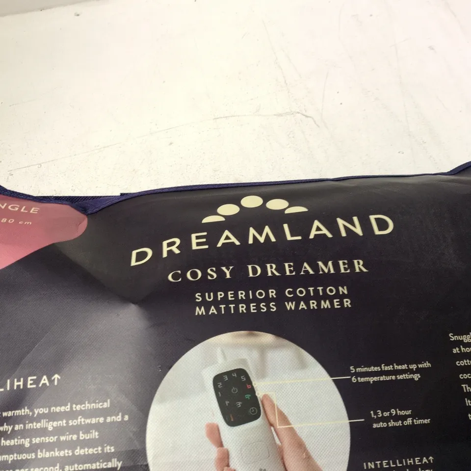 DREAMLAND COSY DREAMER MATTRESS WARMER – SINGLE (150 X 80 CM)