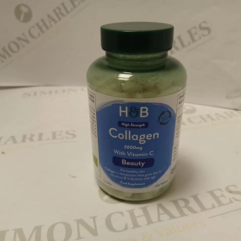HOLLAND & BARRETT BOVINE COLLAGEN TABLET 3000MG 180 TABLETS