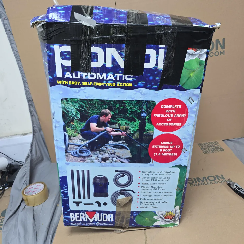 POND AUTOMATIC POND CLEANER WITH ACCESSORIES – BERMUDA WATER GARDEN EXCELLENCE