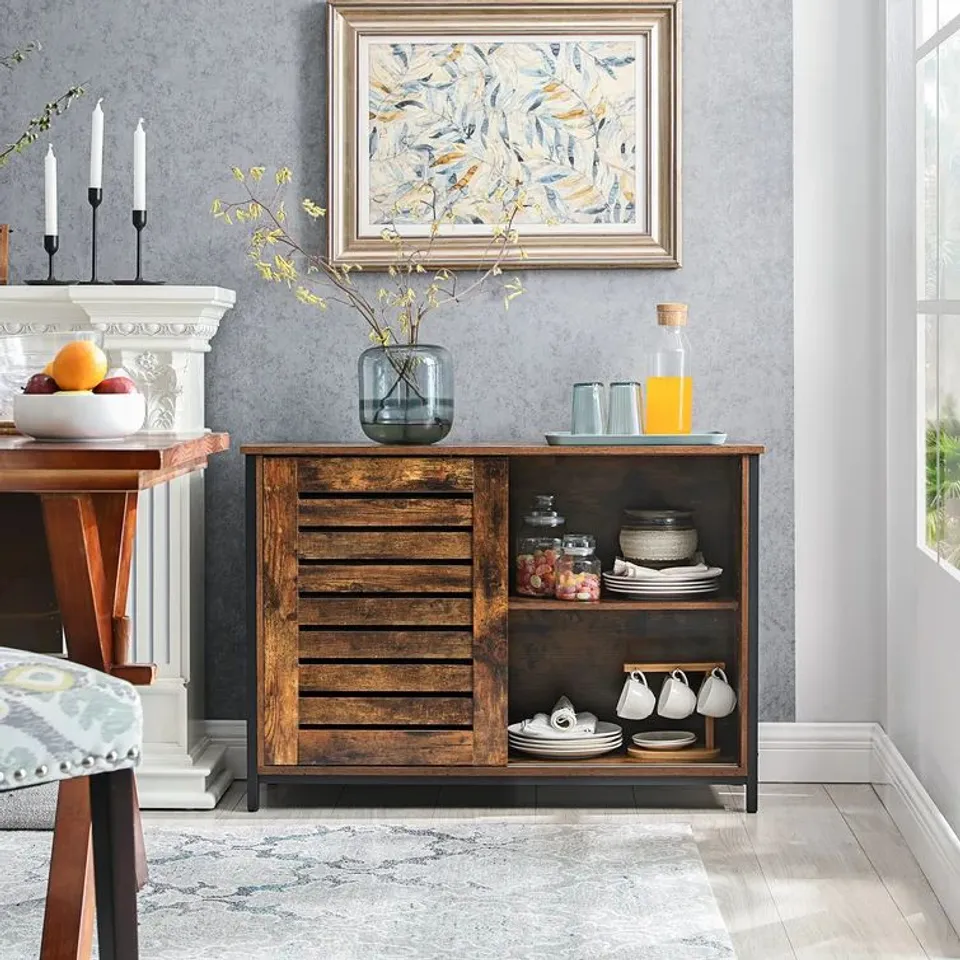 BOXED ELLENDALE 100CM WIDE SIDEBOARD (1 BOX)