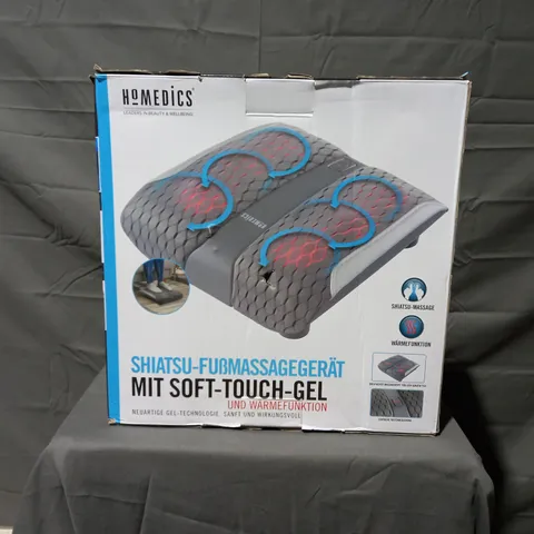 BOXED HOMEDICS GENTLE TOUCH GEL SHIATSU FOOT MASSAGER 