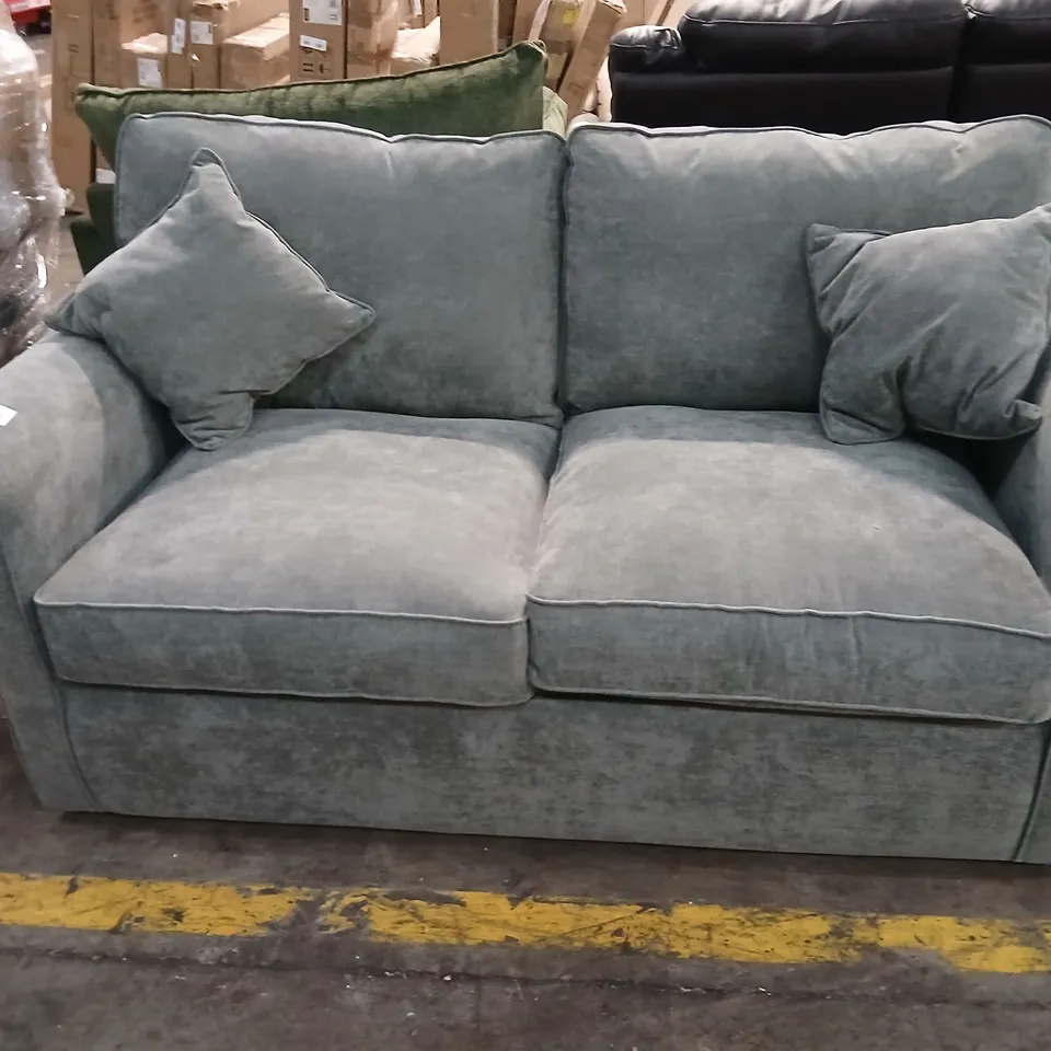 WILLIAM GREY FABRIC TWO SEATER SOFA BED
