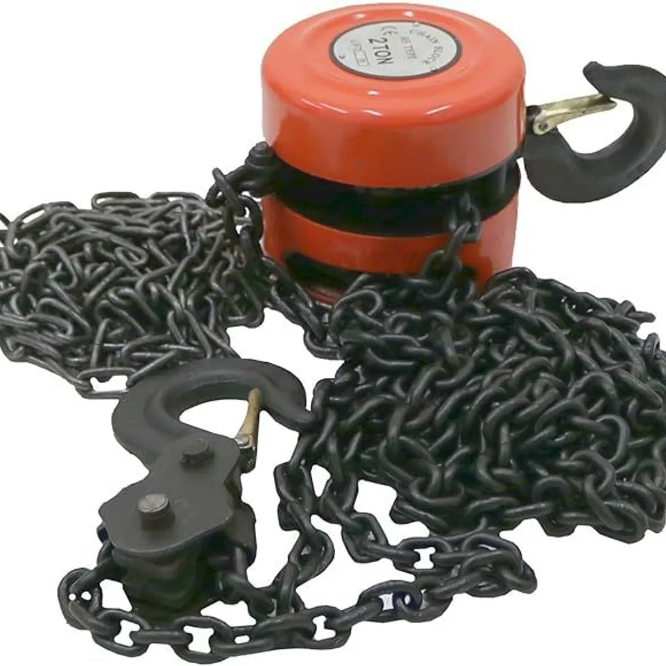 OYPLA 2 TON CHAIN LIFTING BLOCK & TACKLE HOIST HEAVY DUTY LOAD