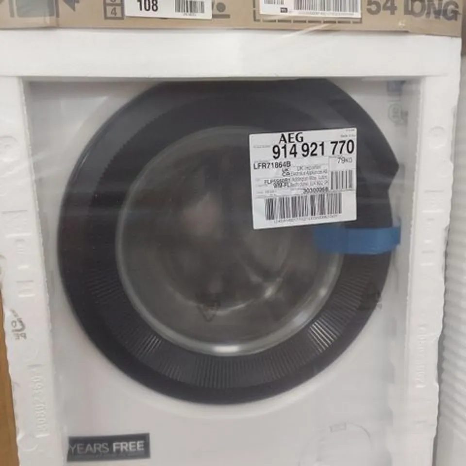 AEG 7000 SERIES PRO STEAM 8KG WASHING MACHINE WHITE MODEL LFR71864B RRP £709
