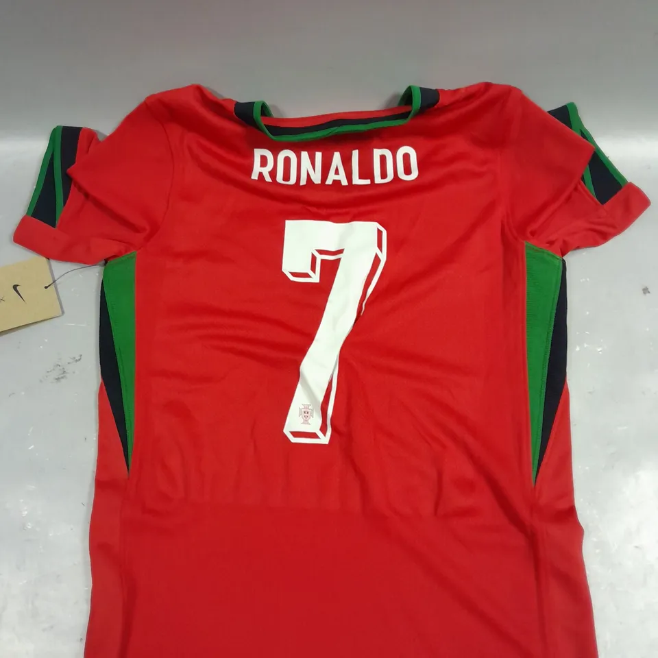 CHILDRENS PORTUGAL NATIONAL TEAM JERSEY RONALDO 7 - S