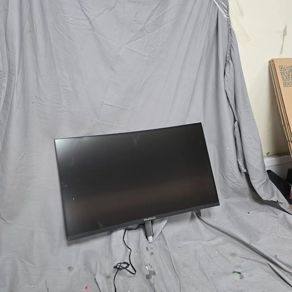 VIEWSONIC VX2758-PC-MH 27 INCH FULL HD LED BACKLIT MONITOR – BOXED - CURVED - DAMAGED SCREEN 