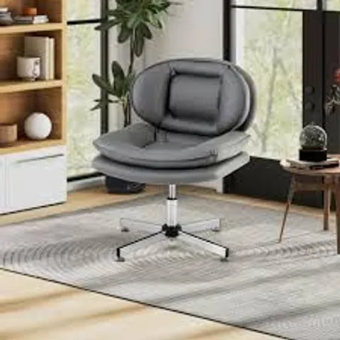 BOXED COSTWAY GREY DOUBLE PADDED OFFICE CHAIR