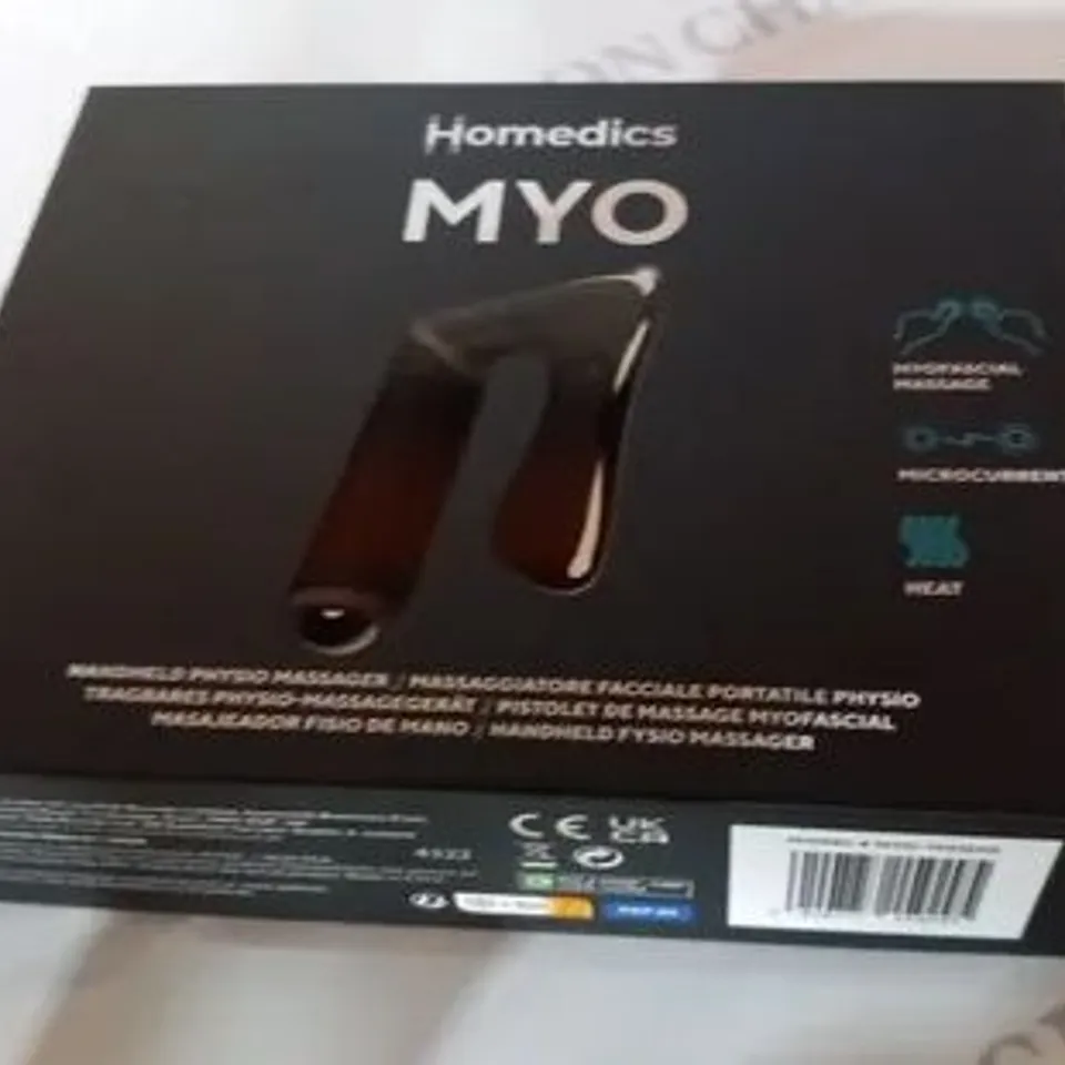 BOXED HOMEDICS MYO HANDHELD PHYSIO MASSAGER
