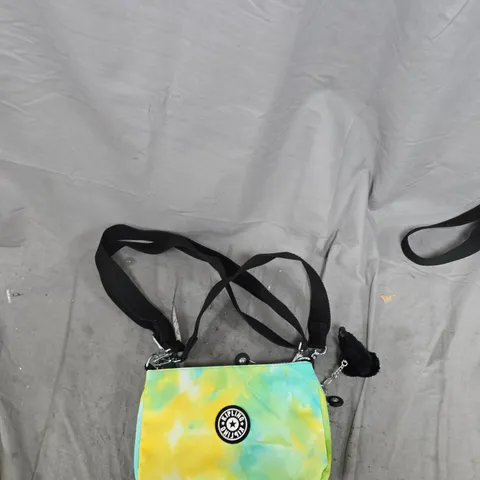 KIPLING CROSSBODY BAG – TIE-DYE NEON (LOGO PATCH)