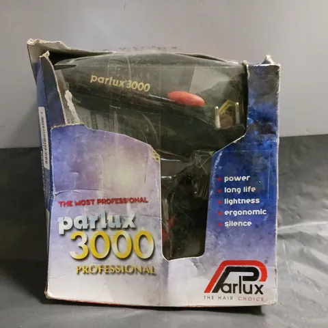 BOXED PARLUX 3000 PROFESSIONAL HAIR DRYER