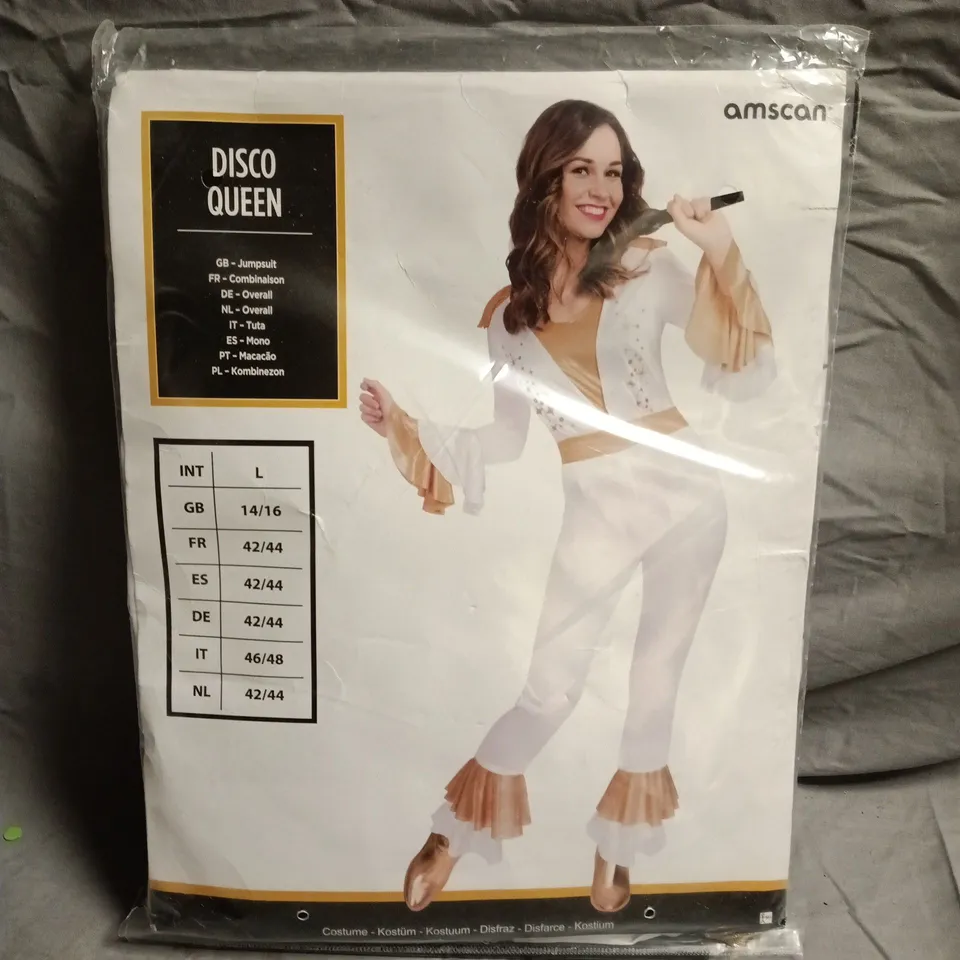 AMSCAN DISCO QUEEN JUMPSUIT - GB 14/16