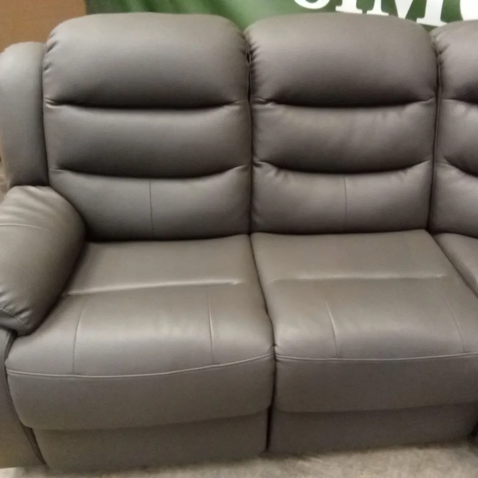 ROTHBURY LUXURY FAUX LEATHER HIGH BACK MANUAL RECLINER CORNER GROUP SOFA RRP £1599
