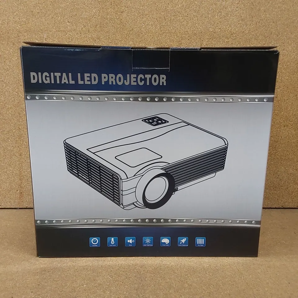 BOXED DIGITAL LED PROJECTOR