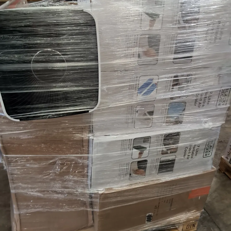 PALLET OF APPROXIMATELY 16 UNPROCESSED RAW RETURN HOUSEHOLD AND ELECTRICAL GOODS TO INCLUDE;