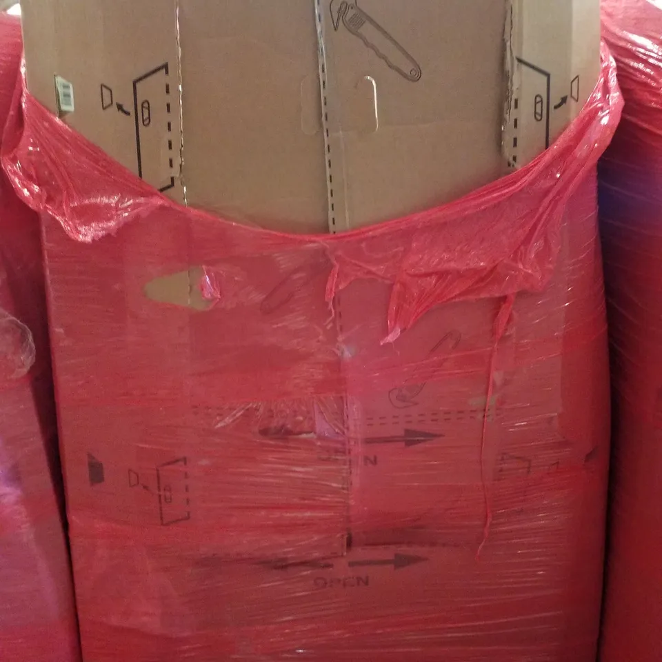 PALLET CONTAINING ASSORTED PRODUCTS INCLUDING CAMPING WAGON, MOSQUITO NET, HEADBOARD & CHANNEL DRAIN