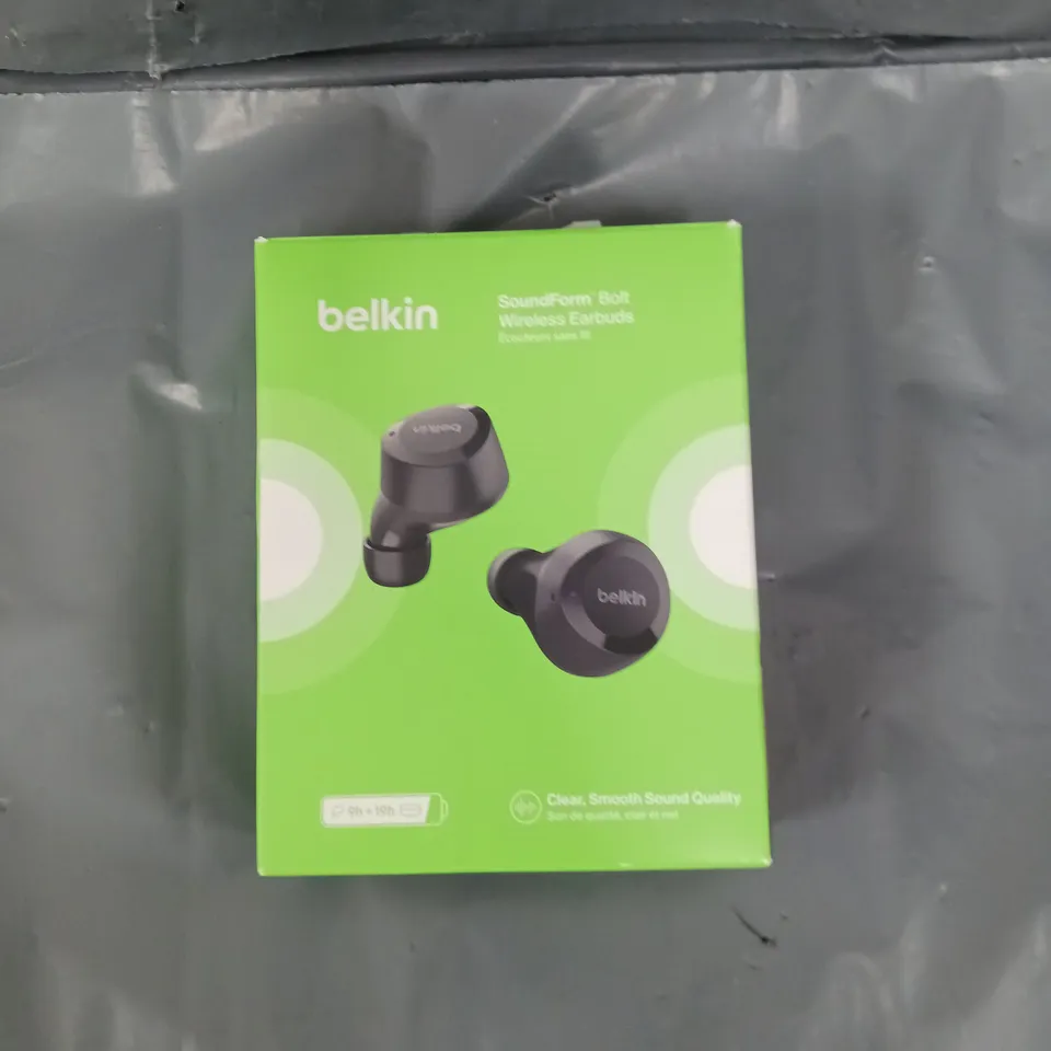 BOXED BELKIN SOUNDFORM BOLT WIRELESS EARBUDS 