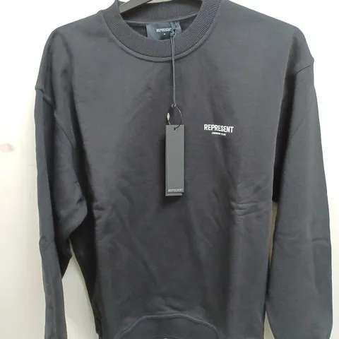REPRESENT OWNERS CLUB SWEATER IN BLACK - M