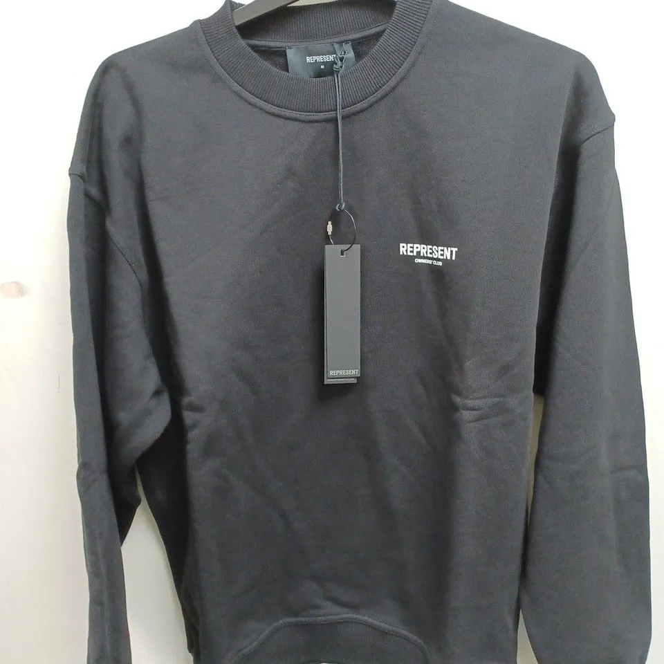 REPRESENT OWNERS CLUB SWEATER IN BLACK - M