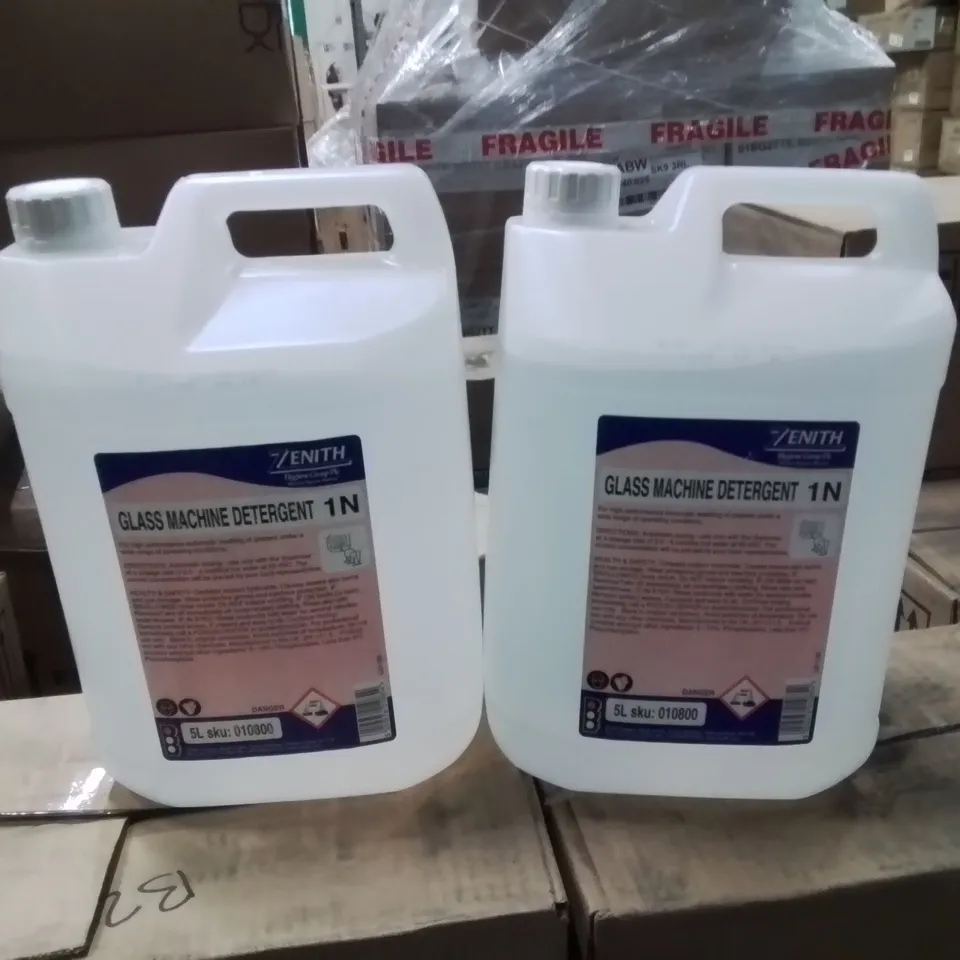 BOXED GLASS MACHINE DETERGENT 2X5L