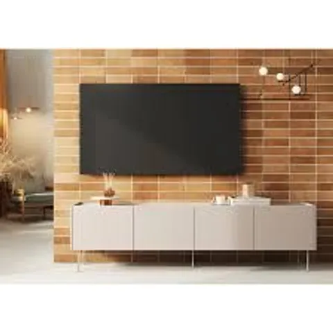 BOXED DESIN RTV 220 TV CABINET - CASHMERE (4 BOXES)